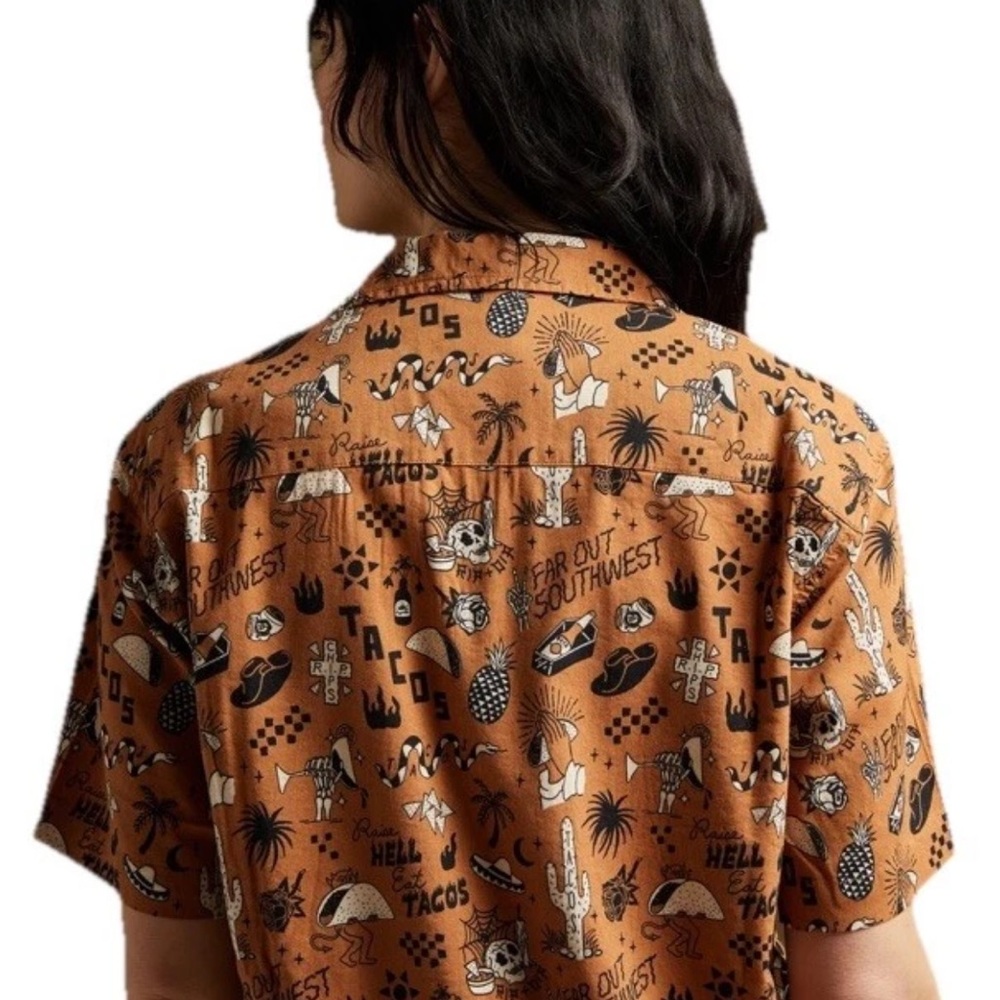 Pyknic RAISE HELL EAT TACOS BUTTON-UP Size S women’s - Picture 3 of 3